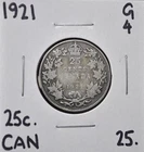 1921 Canada 25 Cents