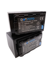 2x VW-VBD58 42Wh Battery for Panasonic AG-CX350 / HC-MDH2 MDH3 X1000 X1500 X2000