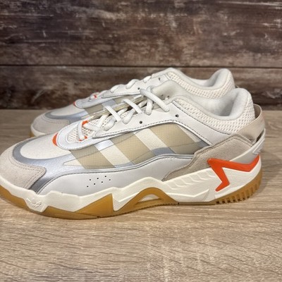 Size 9 - Adidas Niteball 2.0 White/brown/orange/ Gum