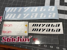 1993 TEAM MIYATA Die Cut Vinyl Decal Set Repro Cycling Bike Decals NEW US Seller