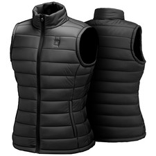 Women's thermal heated vest 8 zones 16000mAh 3 adjustable temps L