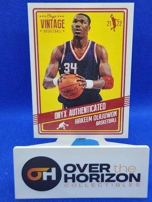 2021-22 Onyx Vintage BK Hakeem Olajuwon #VBHO