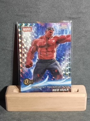 2025 Topps Chrome Marvel Studios Red Hulk #171 Geometric Phase Five Near Mint
