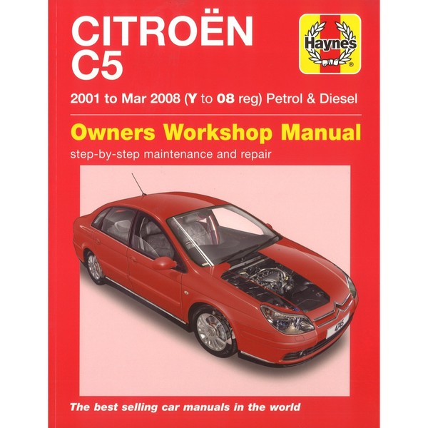 Citroen C5 2001-03.2008 Benziner Benzin Diesel Reparaturanleitung Haynes-image