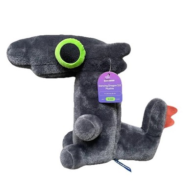 MAKESHIP YouTuber Cas Van De Pol Dancing Dragon Plush 2.0 NEW Gray Only 3033