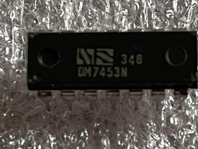 DM7453N IC LOGIC GATE 2/2/2/2 AND NOR STD TTL 14 PIN DIP NATIONAL SEM (LOT OF 2)