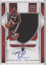 2019 Panini Crown Royale Rookie Silhouettes 171/199 Nassir Little #130 Auto xp6
