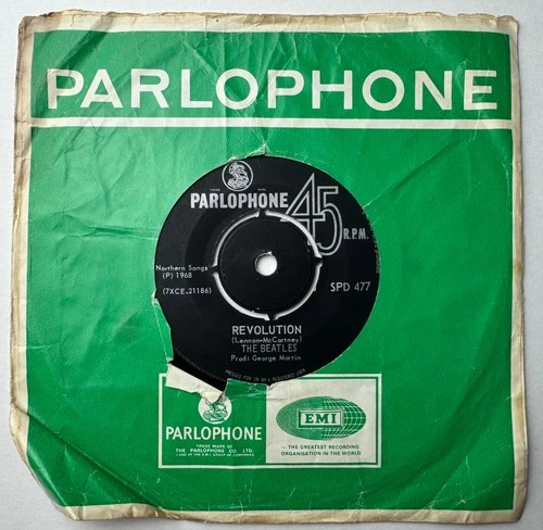 The Beatles – Revolution / Hey Jude 1968 South Africa 7" Single