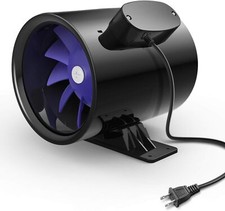 Ventilador de refuerzo de ventilación por conducto en línea silencioso iPower 6 pulgadas 300 CFM ventilación silenciosa
