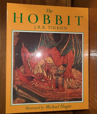 NEW The Hobbit J. R. R. Tolkien 1984 Softcover Book Illustrated By Michael Hague