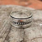 Solid 925 Sterling Silver Spinner Ring, Handmade Ring, Meditation Ring  All size
