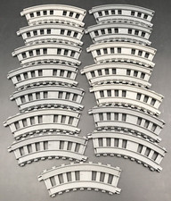 Lot of 15 Thomas  Friends Gray Plastic Curved Train Tracks Trackmaster CS