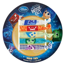 NEW! Disney Store Inside Out Set of 5 Hair Ties - Brand New Sealed - HTF! 