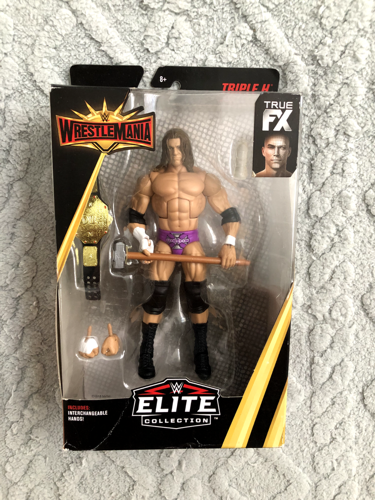 WWE Elite Collection Triple H WrestleMania 35 Mattel True FX Action Figure