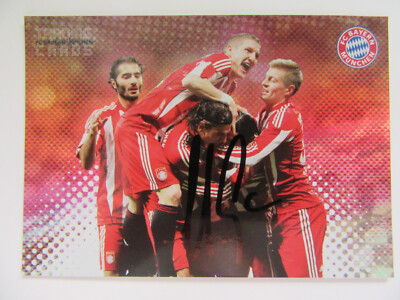 Mario Gomez -- signiert -- Panini Card Nr. 55 2011 Bayern München Trading Cards