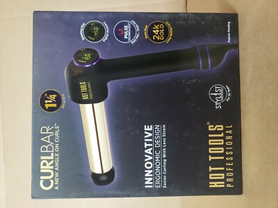Hot Tools Professional CURLBAR 1-1/4'' Hair Curling Iron HTCURL1110 24K Curl Bar