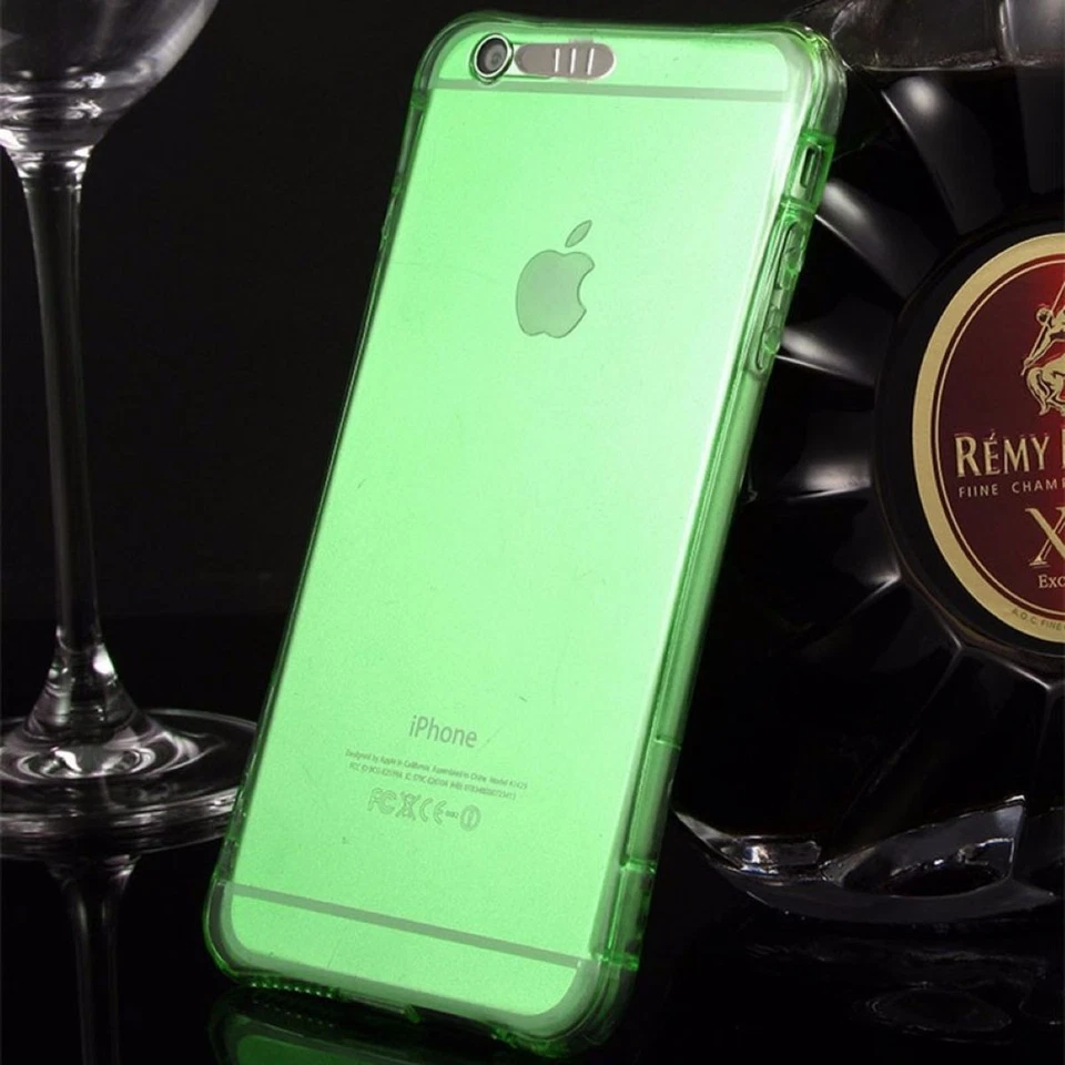 Handy Hülle LED Licht bei Anruf für Handy Apple iPhone XS Grün Case Bumper Cover - Bild 2 von 3