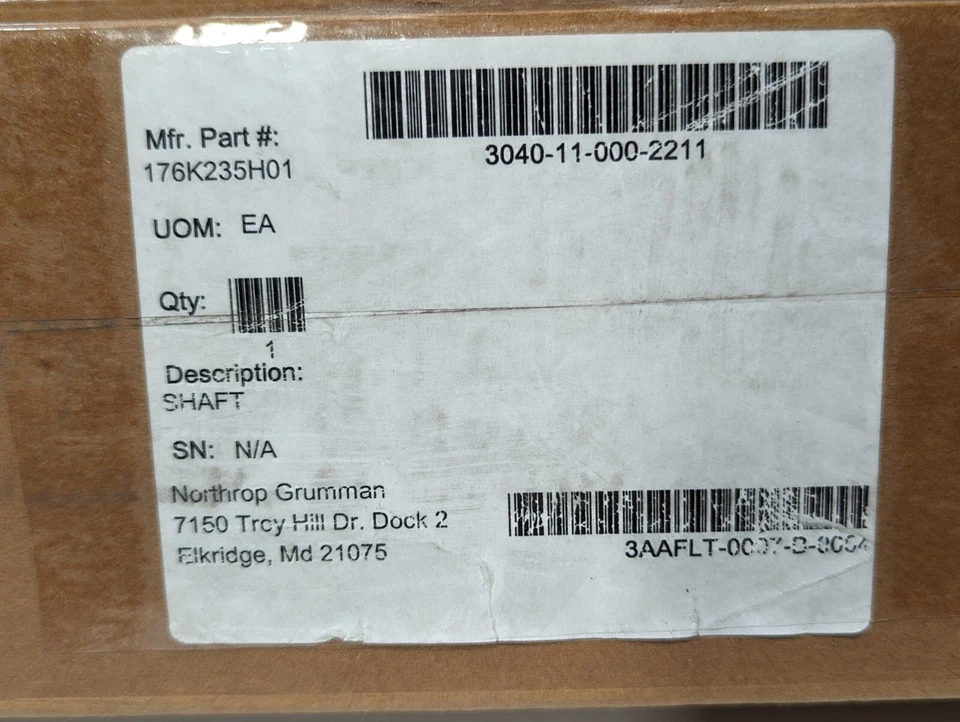 Brenton/Orion Shaft Idler 3040-11-000-2211 176K235H01 Stainless  - Image 3 of 4