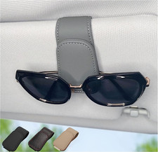 Magnetic Leather Sunglass Holder for Car, Sunglasses Clip for Car Visor, Auto In