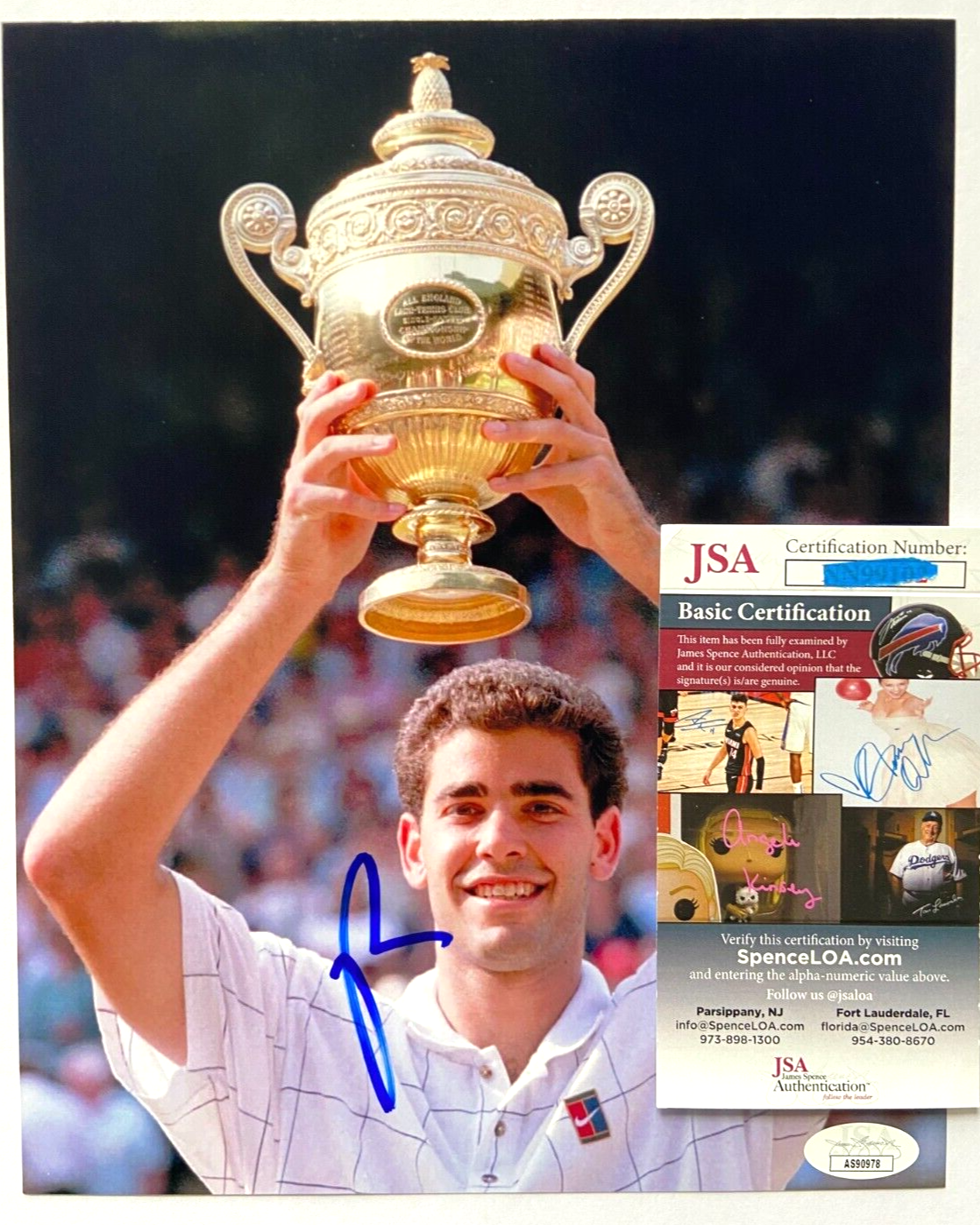 Carte Sportive Pete Sampras 2022 Panini Sportkings - Relic Match Shirt, état Très Bon