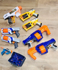 LOT of NERF GUNS 8 - Excellent condition - only used indoors