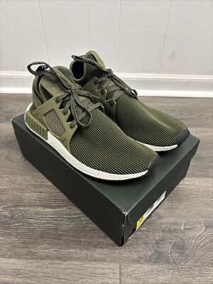 Adidas NMD_XR1 Primeknit Olive Cargo S32217 Vintage 2016 Sz 14 Worn  Once