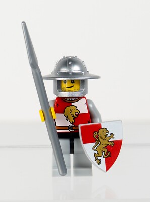 LEGO Castle/Kingdoms Lion Knights Pawn Minifigure (#853373) Used+Fast Ship