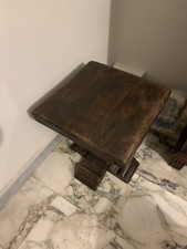 Tavolo Classico Basso In Legno Quadrato