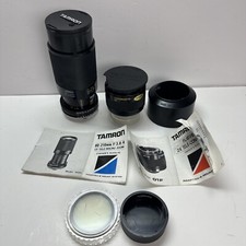 TAMRON 80-210mm f/3.8-4 ZOOM LENS FOR CANON FD WITH Teleconverter