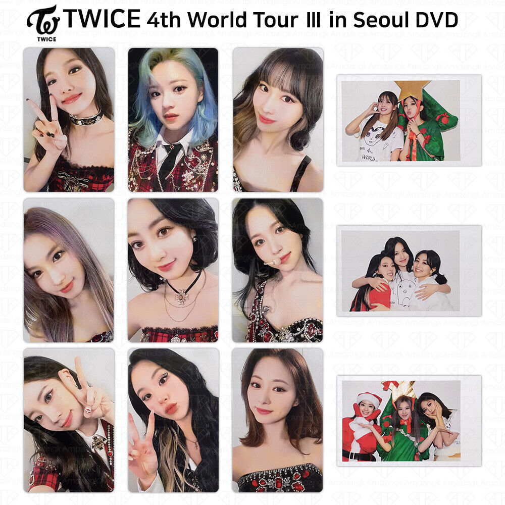 TWICE 4th World Tour III in Seoul DVD Official Photocard Polaroid KPOP K-POP