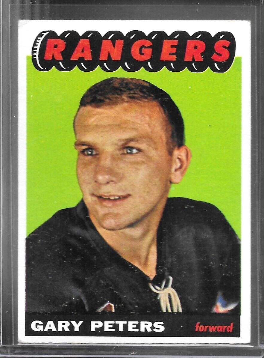 1965-66 Topps Garry Peters RC UER #28 Ex+ Condition