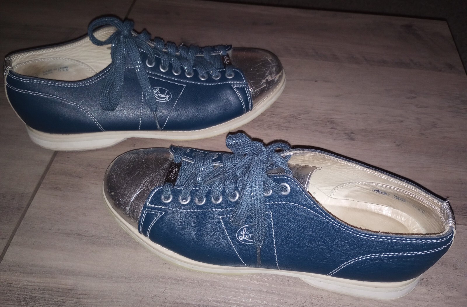 Linds Classic SE, Left Handed, Men's Bowling Shoes, 11.5 D, Blue