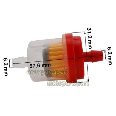 WOOSTAR Fuel Cap Petrol Tank Breather Pipe Vent Hose Replacement for Motorcycle ATV Dirt Pit Bike SSR Red