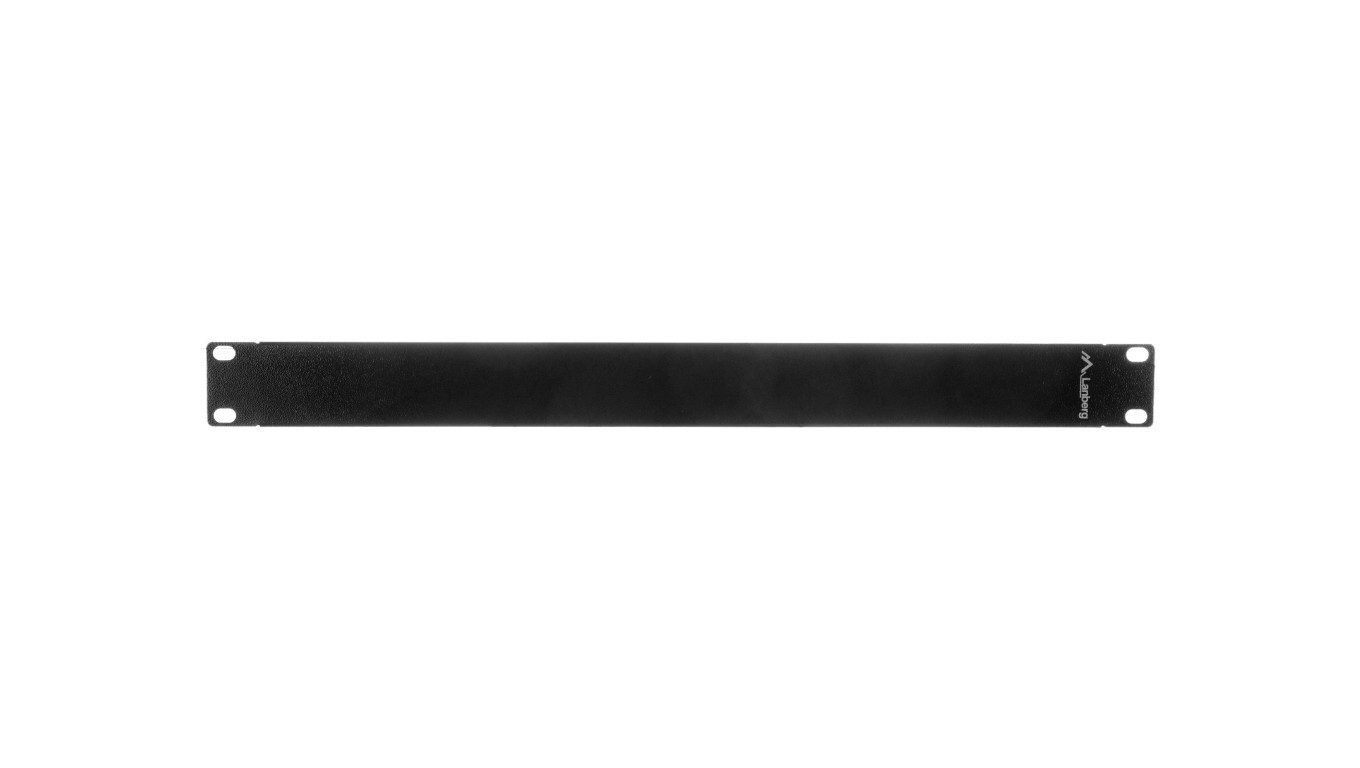 Blanking plate for cabinets 19 1U black LANBERG AK-1401-B /T2UK