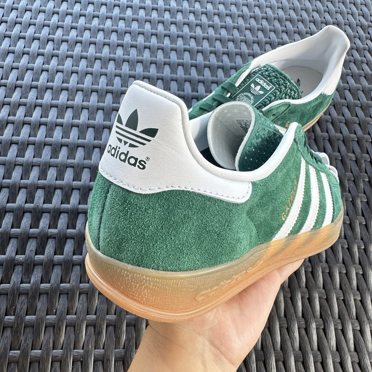 Adidas Gazelle Indoor Collegiate Green Gum Men's Athletic
