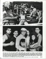 1988 Press Photo "Stand and Deliver" Movie Scenes - lrp71446