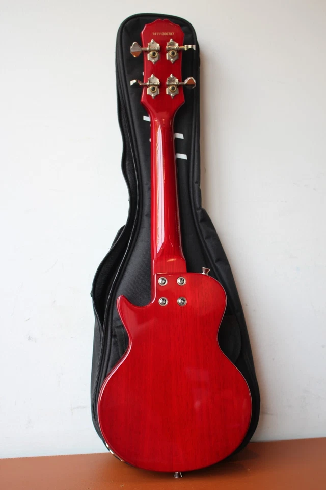 Epiphone Les Paul Acoustic/Electric Soprano Ukulele - Cherry Sunburst - Image 4 of 4