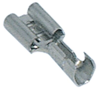 Flachsteckhülse Größe 6,3x0,8mm 1,0-2,5mm² 340°C 100 Stück Necta Vending 090959