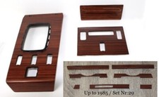 MERCEDES W107 R107 Zebra Wood Interior Set Genuine Zebrano OEM Quality Veneer