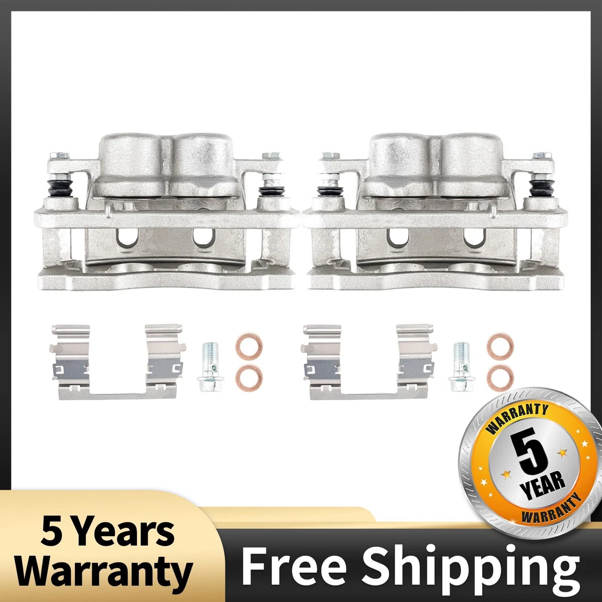 Par De Pinzas De Freno Delanteras (izquierda Y Derecha) Para Cadillac, Chevy Silverado, GMC Sierra Y Yukon, Con Soporte
