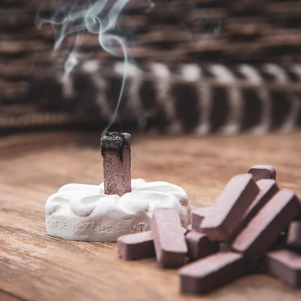 Ladrillos de incienso de madera natural de cedro sin soporte, 40 unidades - Hecho en EE. UU. Foto 3 de 4