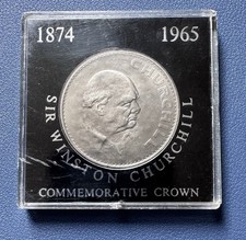 1965 Sir Winston Churchill Crown In Slab.