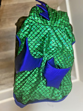 Green, Blue Dragon Dog, Cat Costume, Halloween, Medium NWT, Hooded, Sweatshirt