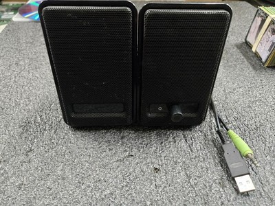 Amazon Basics A100 USB Powered Computer Speakers 1/8'' Audio A-100