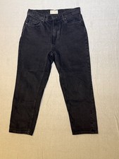 Everlane The Original Cheeky Organic Cotton Jeans Black Wash Size 29 Crop A
