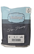 Vintage National Hosiery 6 Pair Mist Color Size E USA NOS Stockings Nylon/Lycra