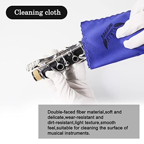 Cleaning Swab Cloth for Inside Tube Suitable for Clarinet Piccolo Flute Sax 