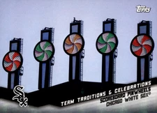 2019 Topps Opening Day #TTC-SP Scoreboard Pinwheels White Sox Team Traditions
