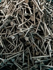7lbs Of 1 -1/2 Electro-Galvanized Roofing/Re-Roofing Nails- Most New, Some Rust