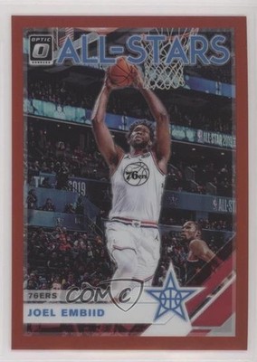 2019-20 Panini Donruss Optic All-Stars Red Prizm 58/99 Joel Embiid #3 0s5s